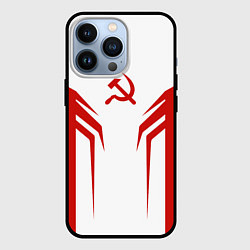Чехол для iPhone 13 Pro СССР воин, цвет: 3D-черный