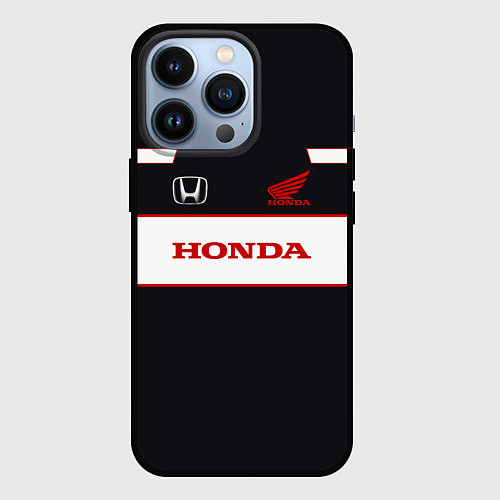 Чехол iPhone 13 Pro Honda Sport / 3D-Черный – фото 1
