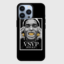 Чехол для iPhone 13 Pro ASAP Rocky: Gold Edition, цвет: 3D-черный