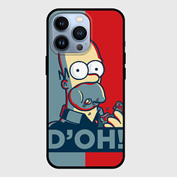 Чехол для iPhone 13 Pro Homer Simpson DOH!, цвет: 3D-черный