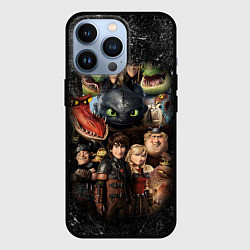 Чехол для iPhone 13 Pro How to Train Your Dragon, цвет: 3D-черный