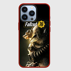 Чехол для iPhone 13 Pro FALLOUT 76, цвет: 3D-красный