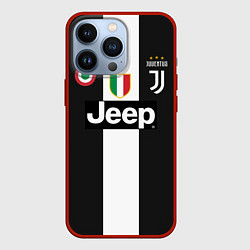 Чехол для iPhone 13 Pro FC Juventus 18-19, цвет: 3D-красный
