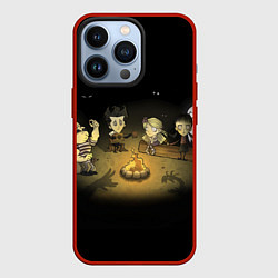 Чехол для iPhone 13 Pro Don’t Starve campfire, цвет: 3D-красный