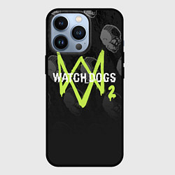 Чехол для iPhone 13 Pro Watch Dogs 2: Skulls Pattern, цвет: 3D-черный