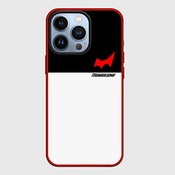 Чехол для iPhone 13 Pro MONOKUMA SCHOOL ФОРМА, цвет: 3D-красный