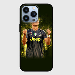 Чехол для iPhone 13 Pro Ronaldo: Juve Sport, цвет: 3D-черный