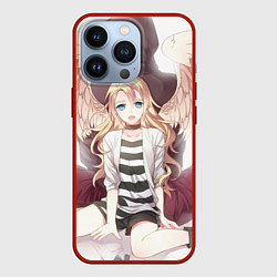 Чехол для iPhone 13 Pro Angels of Death, цвет: 3D-красный