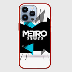 Чехол для iPhone 13 Pro Metro: Exodus Sky, цвет: 3D-красный