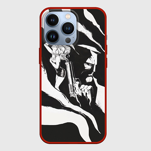 Чехол iPhone 13 Pro Sin City / 3D-Красный – фото 1