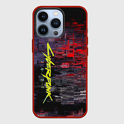 Чехол для iPhone 13 Pro Cyberpunk 2077, цвет: 3D-красный