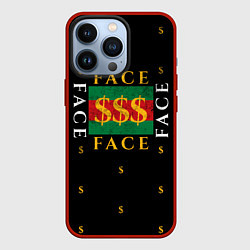 Чехол для iPhone 13 Pro FACE GG Style, цвет: 3D-красный