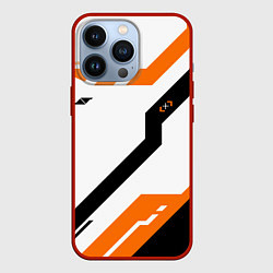 Чехол для iPhone 13 Pro CS:GO Asiimov Light, цвет: 3D-красный