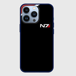 Чехол для iPhone 13 Pro MASS EFFECT N7, цвет: 3D-тёмно-синий
