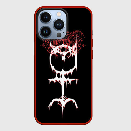 Чехол iPhone 13 Pro Ghostemane sign / 3D-Красный – фото 1