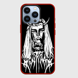 Чехол для iPhone 13 Pro Ghostemane: Devil, цвет: 3D-красный