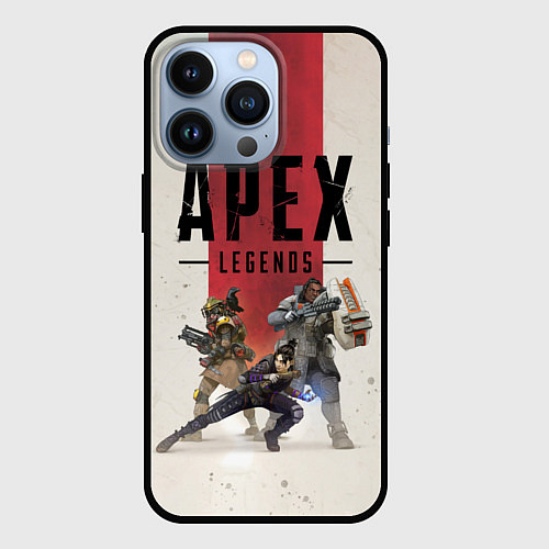 Чехол iPhone 13 Pro Apex Legends / 3D-Черный – фото 1