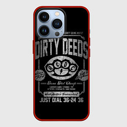 Чехол для iPhone 13 Pro AC/DC: Dirty Deeds, цвет: 3D-красный