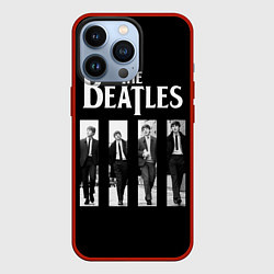 Чехол для iPhone 13 Pro The Beatles: Black Side, цвет: 3D-красный