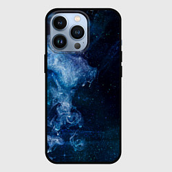 Чехол для iPhone 13 Pro Синий космос, цвет: 3D-черный