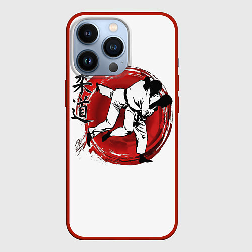 Чехол iPhone 13 Pro Judo: Japan / 3D-Красный – фото 1