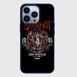 Чехол для iPhone 13 Pro Slipknot 1995, цвет: 3D-тёмно-синий