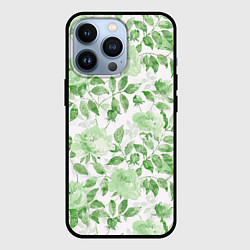 Чехол для iPhone 13 Pro Пышная растительность, цвет: 3D-черный