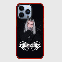 Чехол для iPhone 13 Pro GHOSTEMANE, цвет: 3D-красный