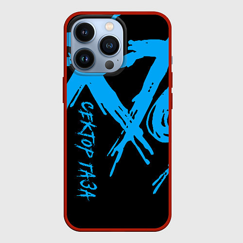 Чехол iPhone 13 Pro Сектор Газа / 3D-Красный – фото 1