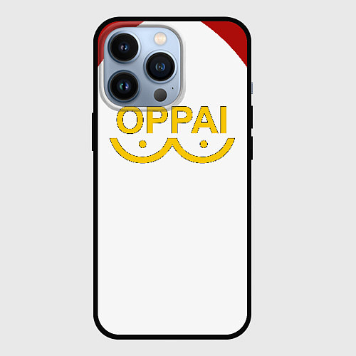 Чехол iPhone 13 Pro ONE PUNCH MAN / 3D-Черный – фото 1