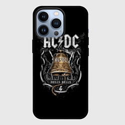 Чехол для iPhone 13 Pro ACDC - hells bells, цвет: 3D-черный