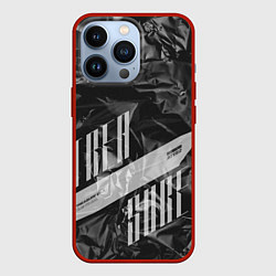 Чехол для iPhone 13 Pro Trea Sure Ateez, цвет: 3D-красный