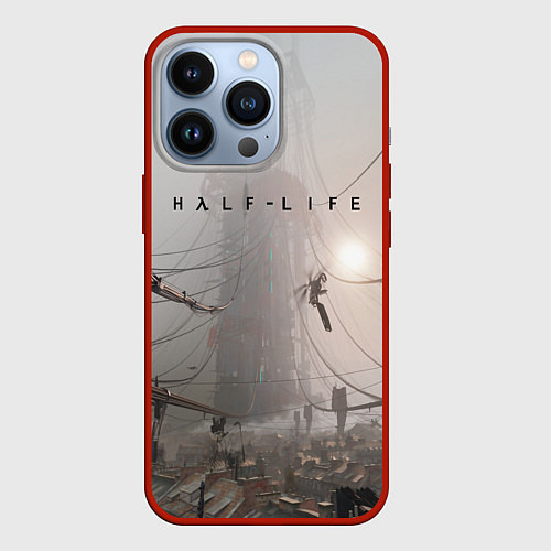 Чехол iPhone 13 Pro HALF-LIFE / 3D-Красный – фото 1