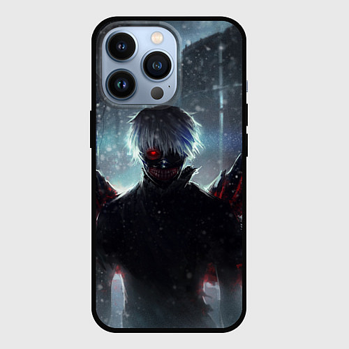 Чехол iPhone 13 Pro Токийский Гуль / 3D-Черный – фото 1