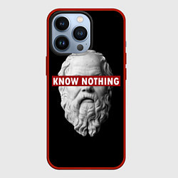 Чехол для iPhone 13 Pro Ничего Не Знаю, цвет: 3D-красный