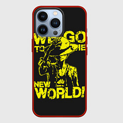 Чехол для iPhone 13 Pro One Piece We Go World, цвет: 3D-красный