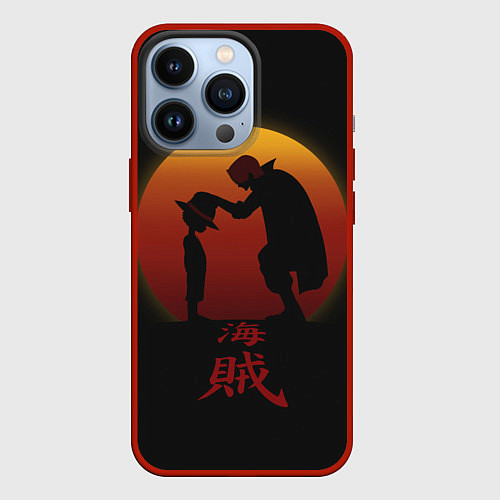 Чехол iPhone 13 Pro One Piece / 3D-Красный – фото 1