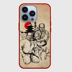 Чехол для iPhone 13 Pro Масутацу Ояма, цвет: 3D-красный