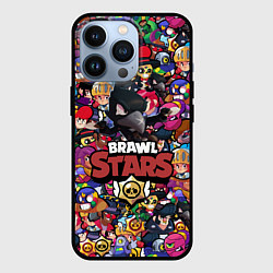 Чехол для iPhone 13 Pro BRAWL STARS CROW, цвет: 3D-черный