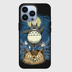Чехол для iPhone 13 Pro My Neighbor Totoro, цвет: 3D-черный