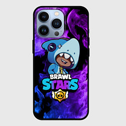 Чехол для iPhone 13 Pro Brawl Stars LEON SHARK, цвет: 3D-черный