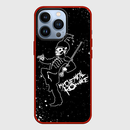 Чехол iPhone 13 Pro My Chemical Romance / 3D-Красный – фото 1