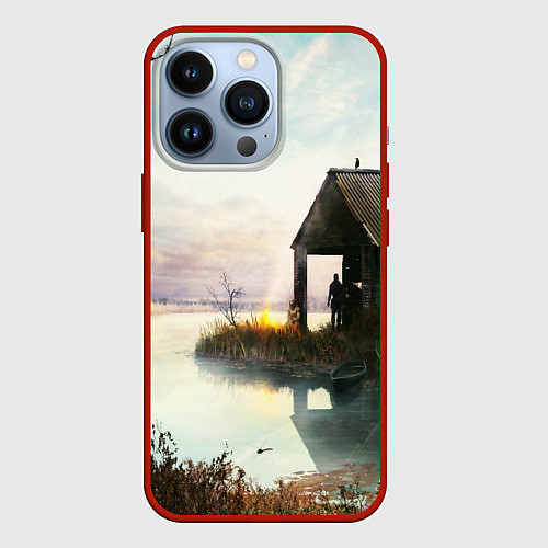Чехол iPhone 13 Pro STALKER / 3D-Красный – фото 1
