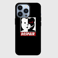 Чехол для iPhone 13 Pro Monokuma, цвет: 3D-черный