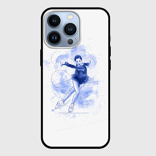 Чехол iPhone 13 Pro Фигурное катание / 3D-Черный – фото 1