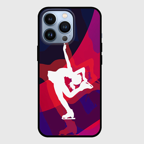 Чехол iPhone 13 Pro Фигурное катание / 3D-Черный – фото 1