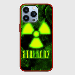 Чехол для iPhone 13 Pro STALKER 2, цвет: 3D-красный