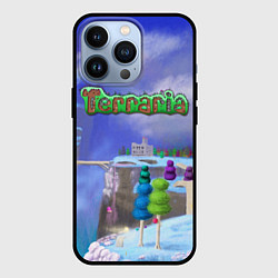 Чехол для iPhone 13 Pro Terraria, цвет: 3D-черный