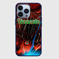 Чехол для iPhone 13 Pro Terraria, цвет: 3D-тёмно-синий