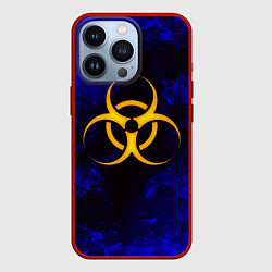 Чехол для iPhone 13 Pro BIOHAZARD, цвет: 3D-красный